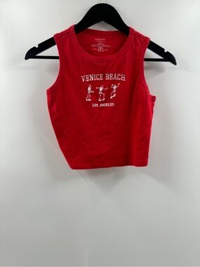 Homegirl Society Venice Beach Cropped Tank Top – Women's Medium